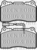 BORG & BECK BBP1980 Brake Pad Set, disc brake